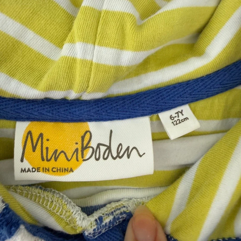Mini Boden rainbow combines poolside
